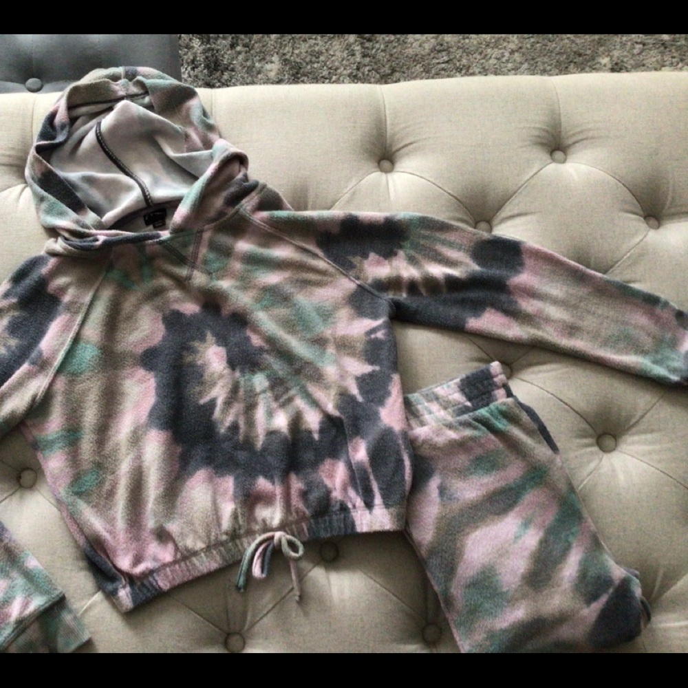 Tie Dye matching Hoodie and Jogger set